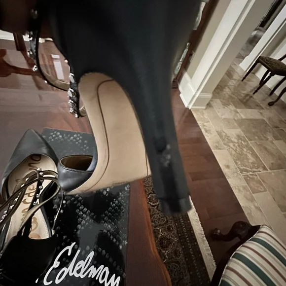 Sam Edelman Black Leather Shoes US 8 - Picture 7 of 9